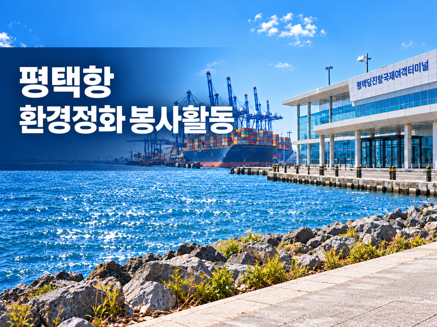 우리 지역을 위한 작은 실천, 평택항 환경정화 봉사활동
